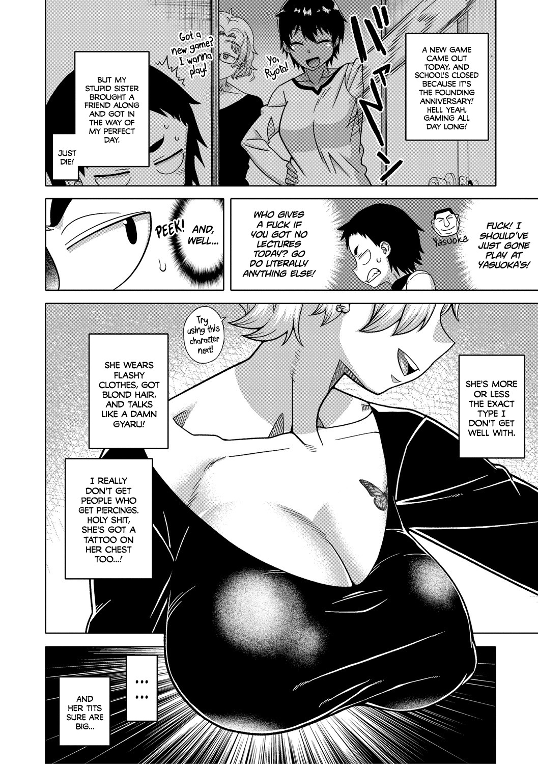 Hentai Manga Comic-My Stupid Older Sister Who's Just a Bit Hot Because Of Her Large Breasts-Chapter 4-2